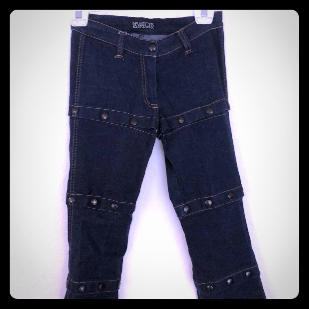 Deviations Jeans w/ detachable Pieces Sz S